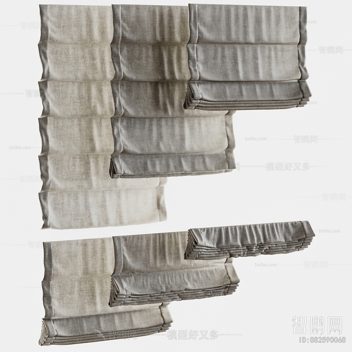 Modern Roman Curtain