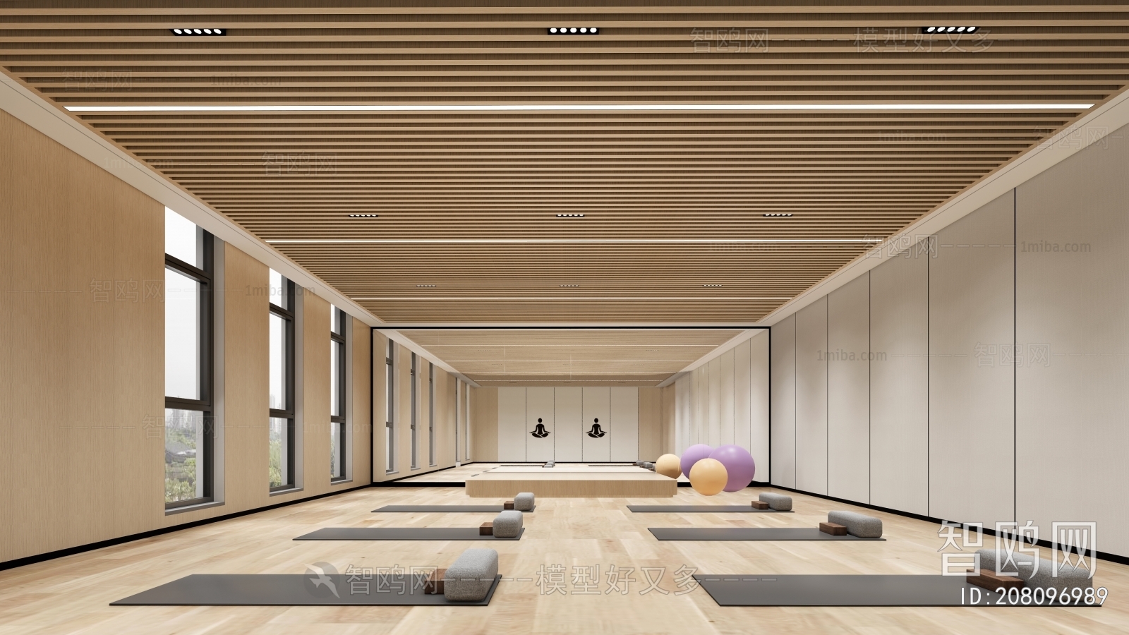 Modern Yoga Room