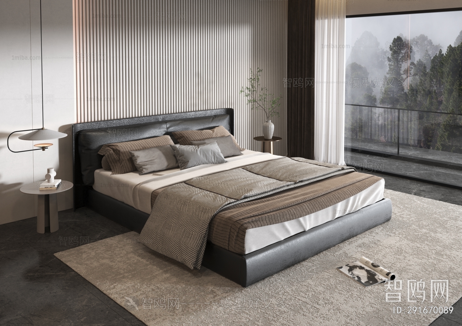 Modern Double Bed