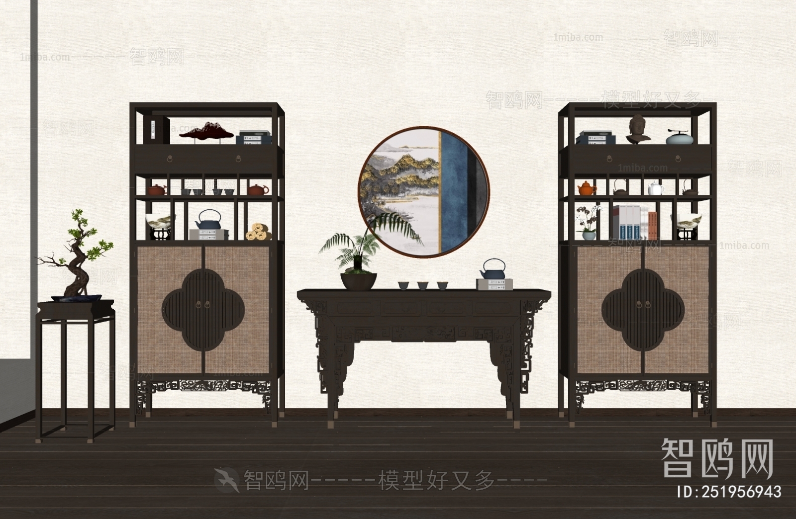 New Chinese Style Antique Rack