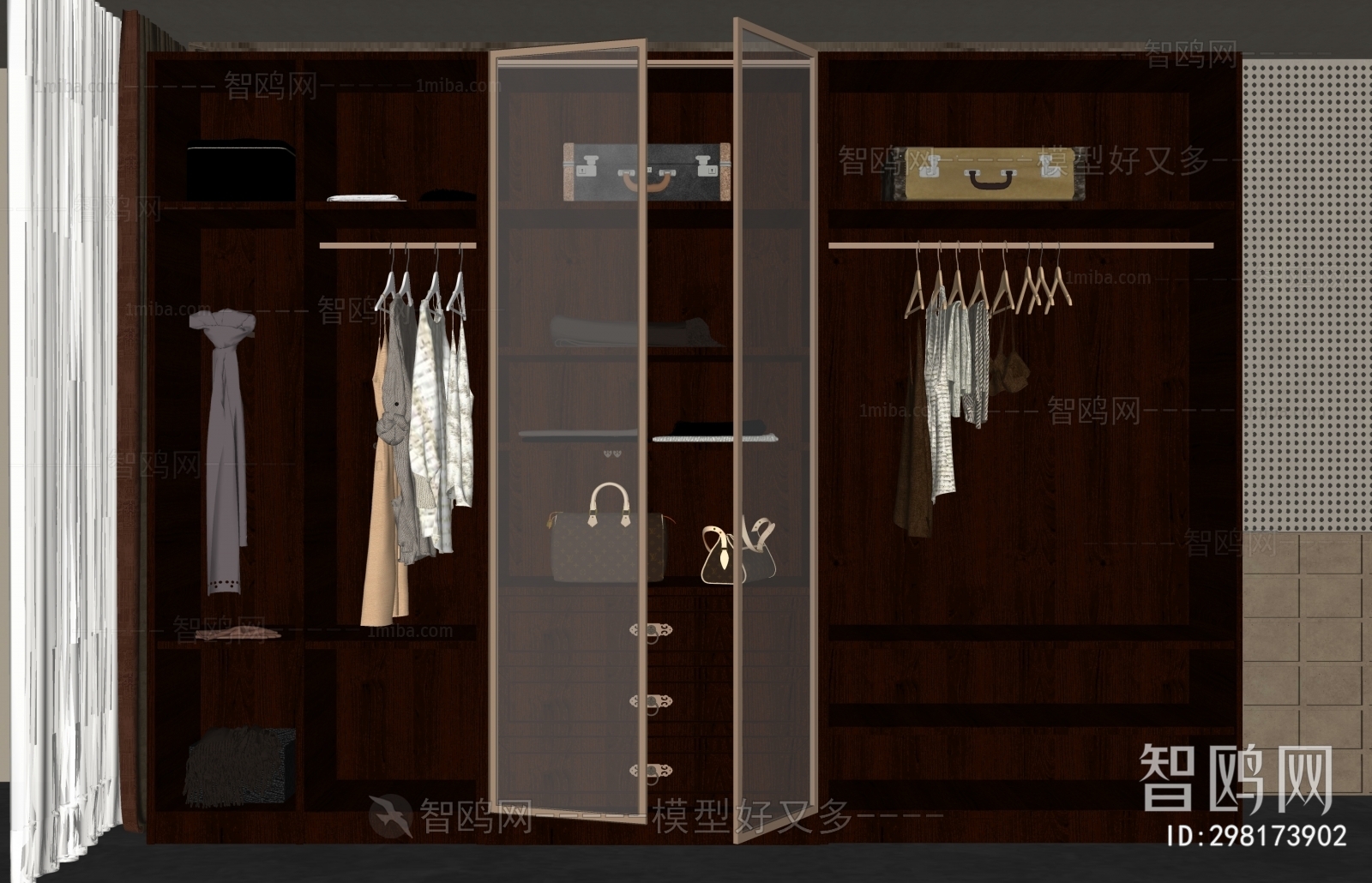 新中式衣柜