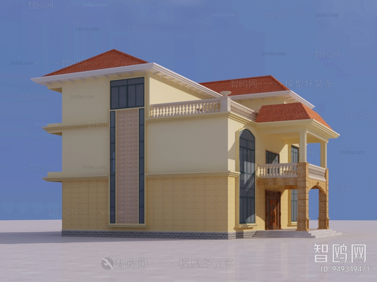 European Style Villa Appearance