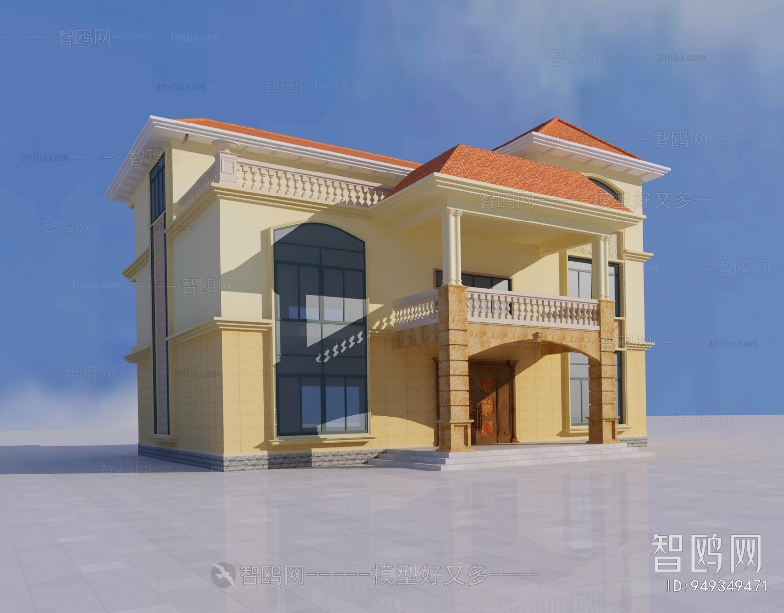 European Style Villa Appearance