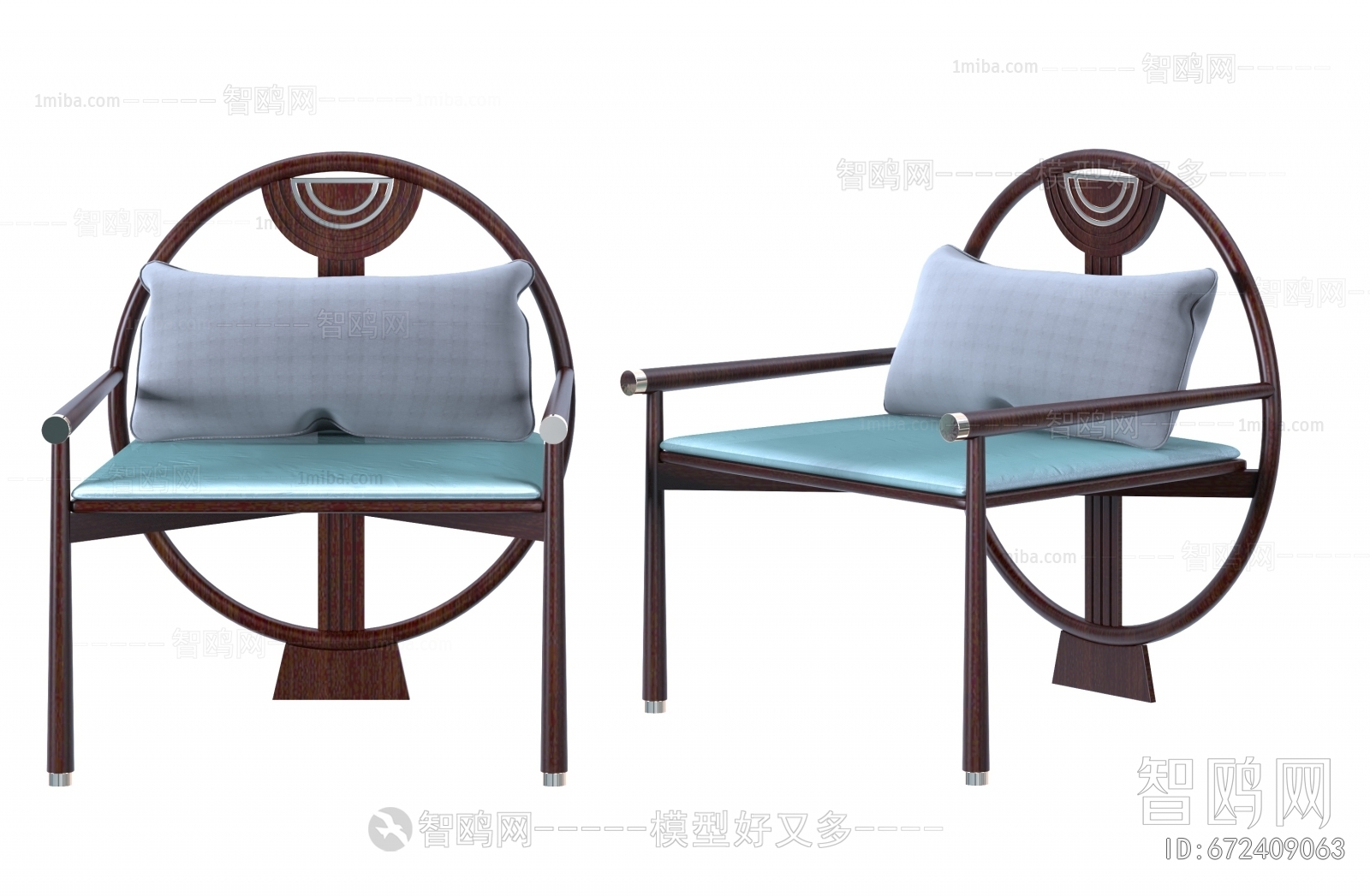 新中式休闲椅组合