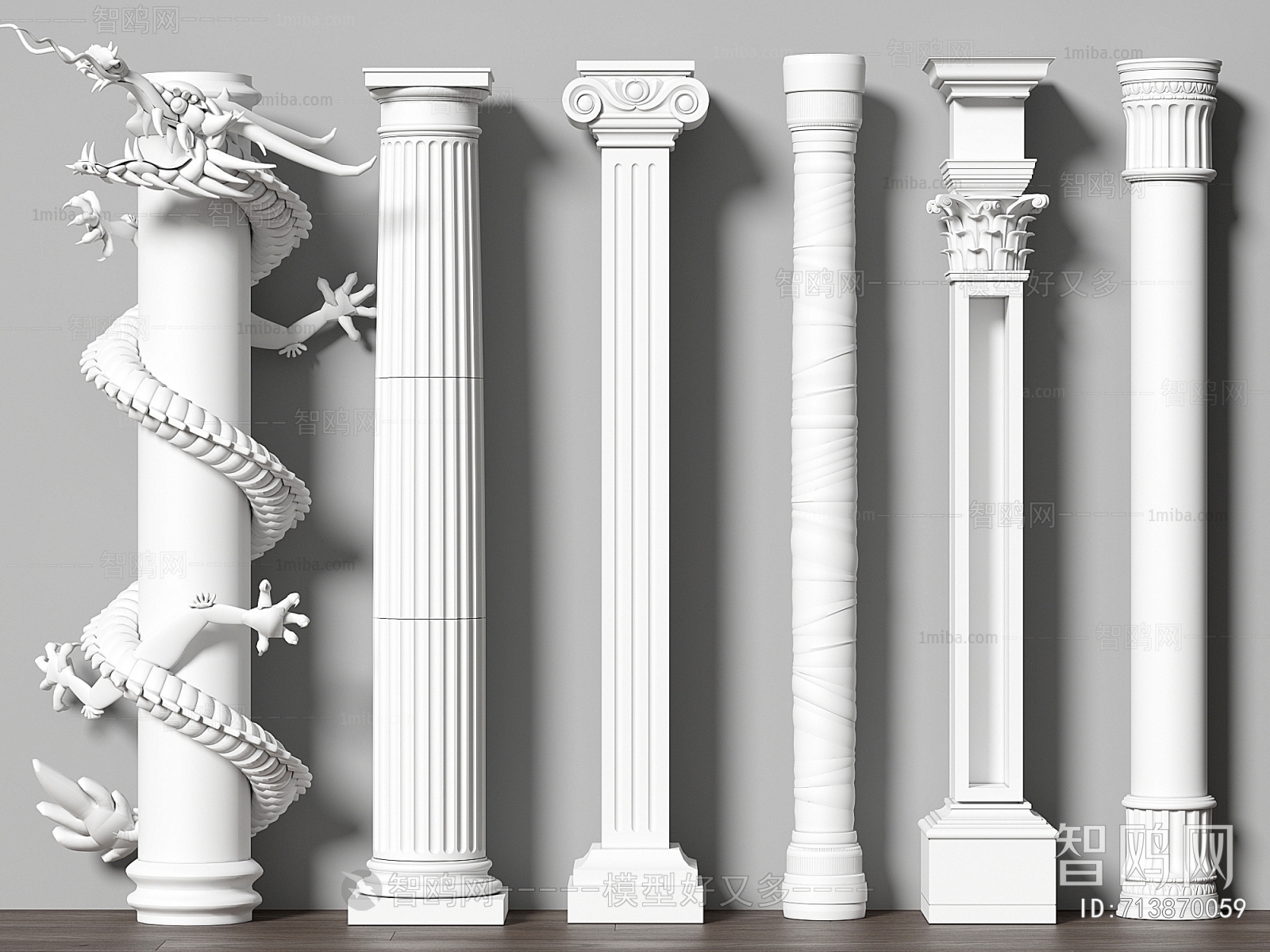 Simple European Style Column
