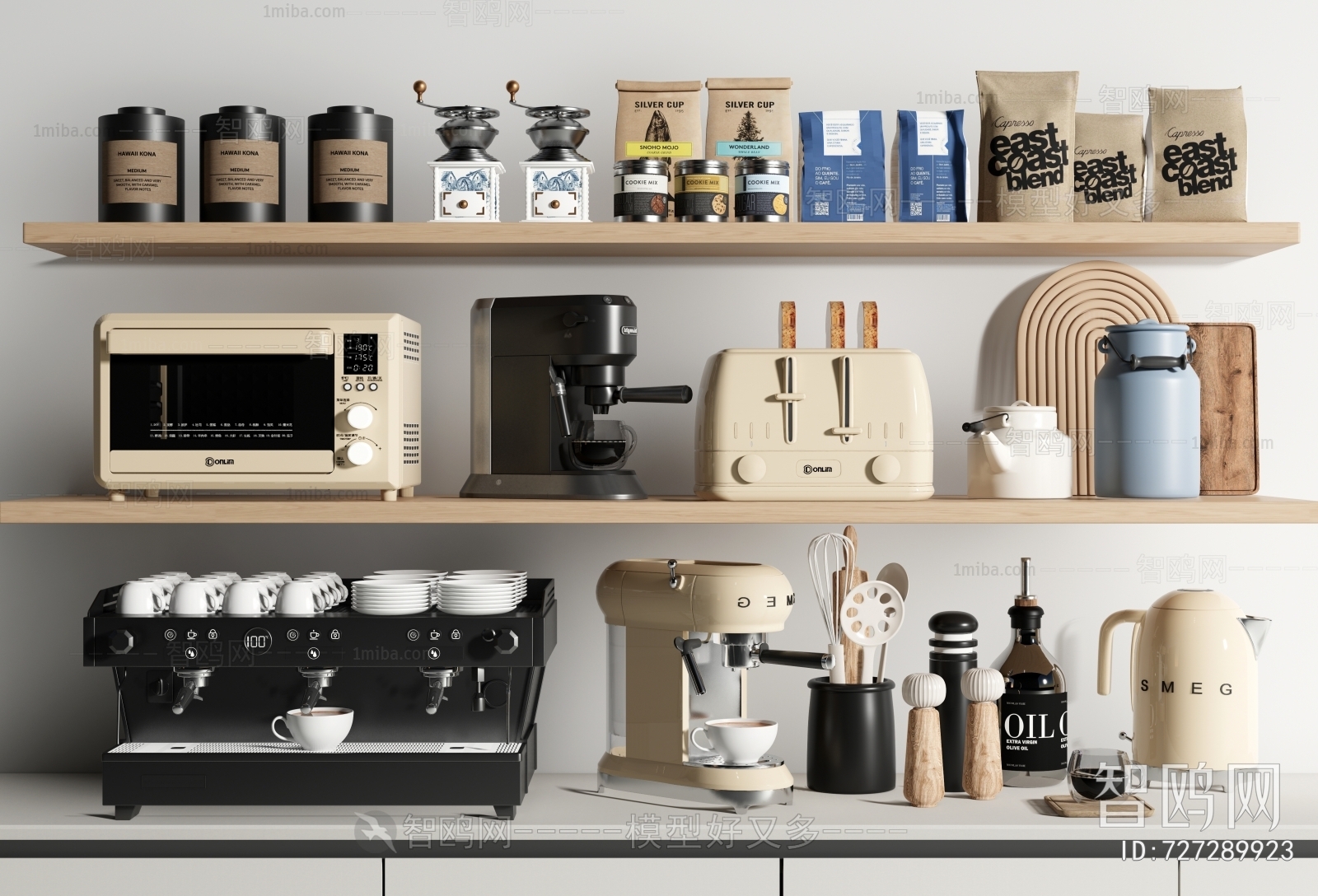 现代咖啡机 磨豆机  厨房用品
