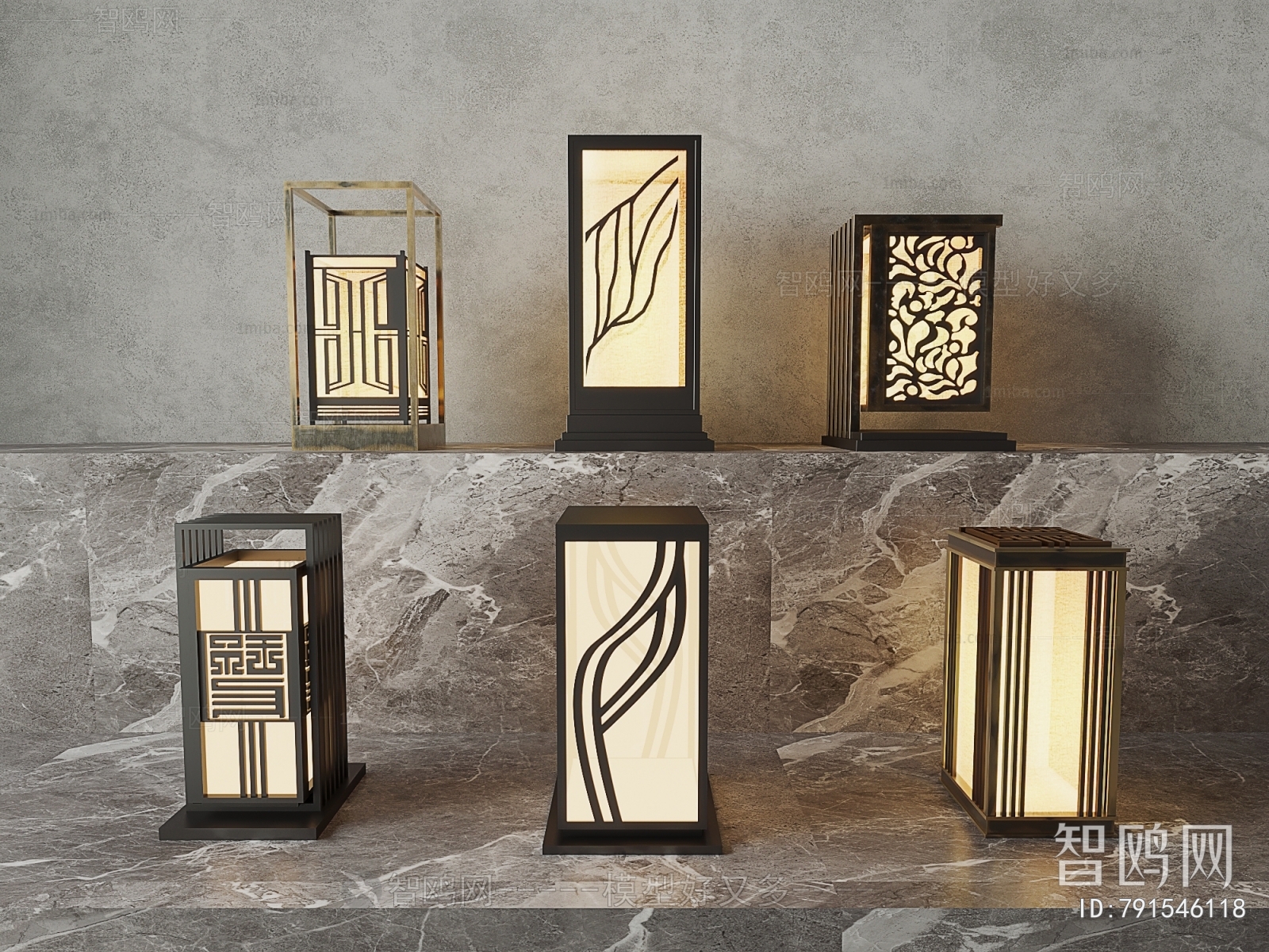 New Chinese Style Outdoor Light