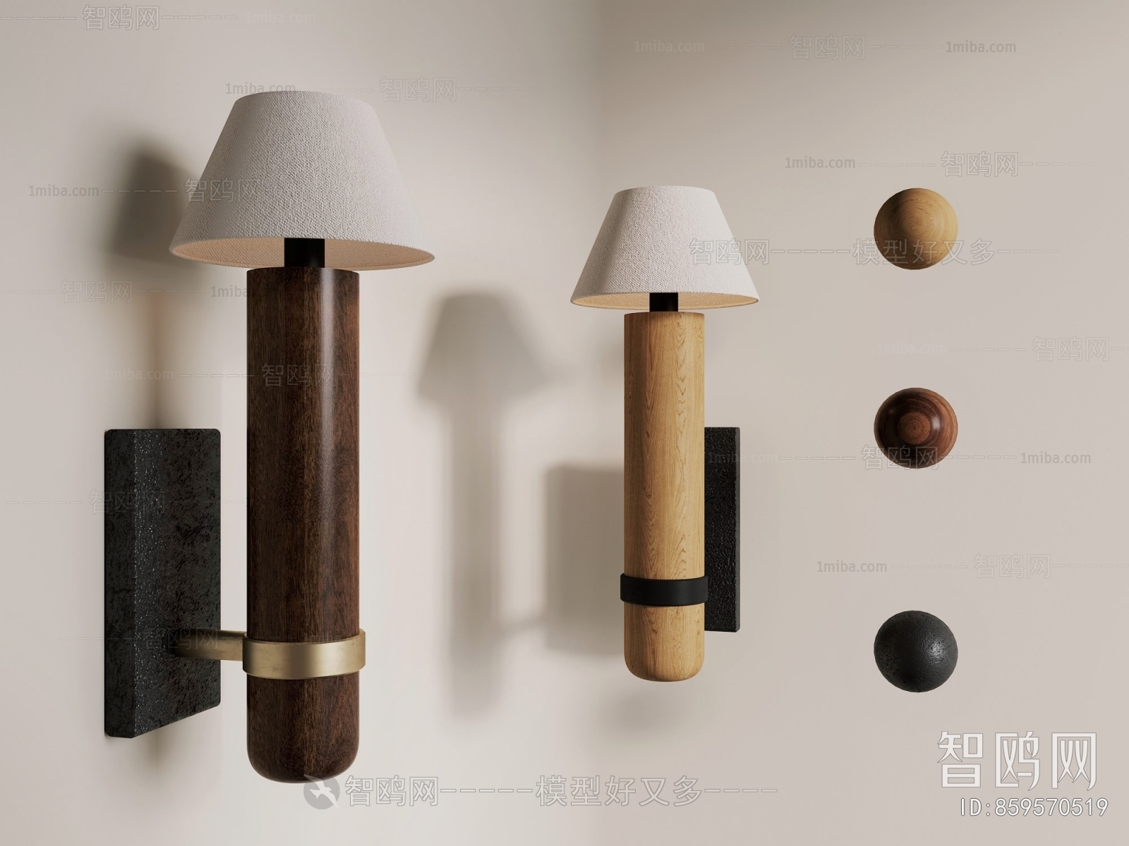 Wabi-sabi Style Wall Lamp