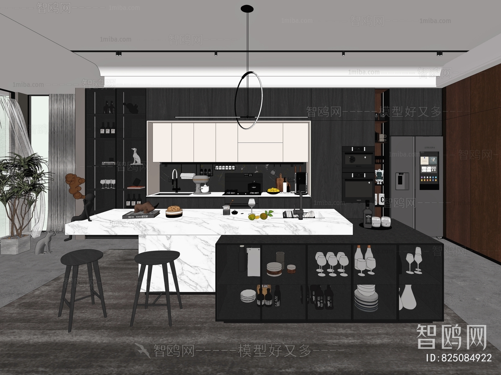 Modern Open Kitchen