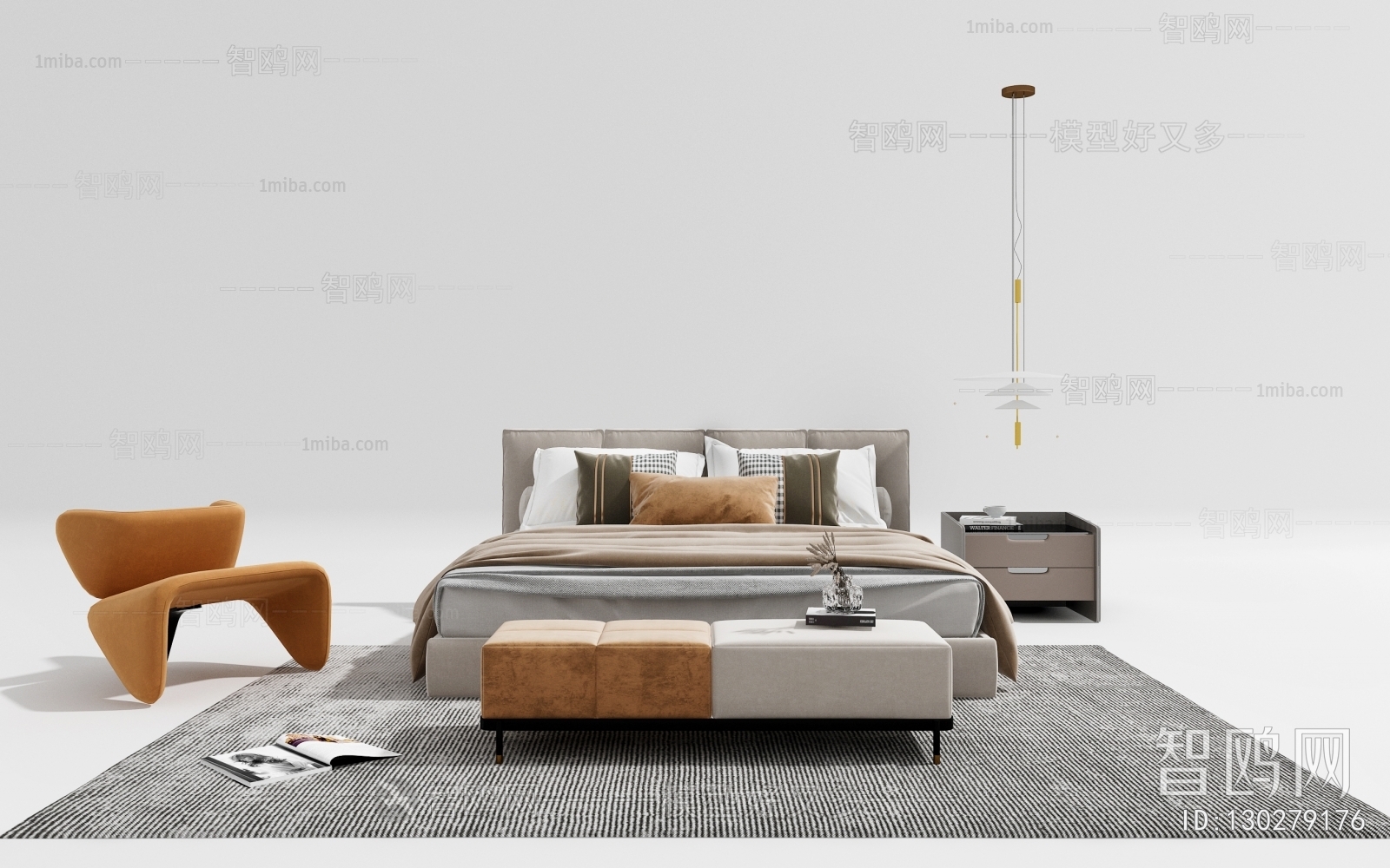 Modern Double Bed