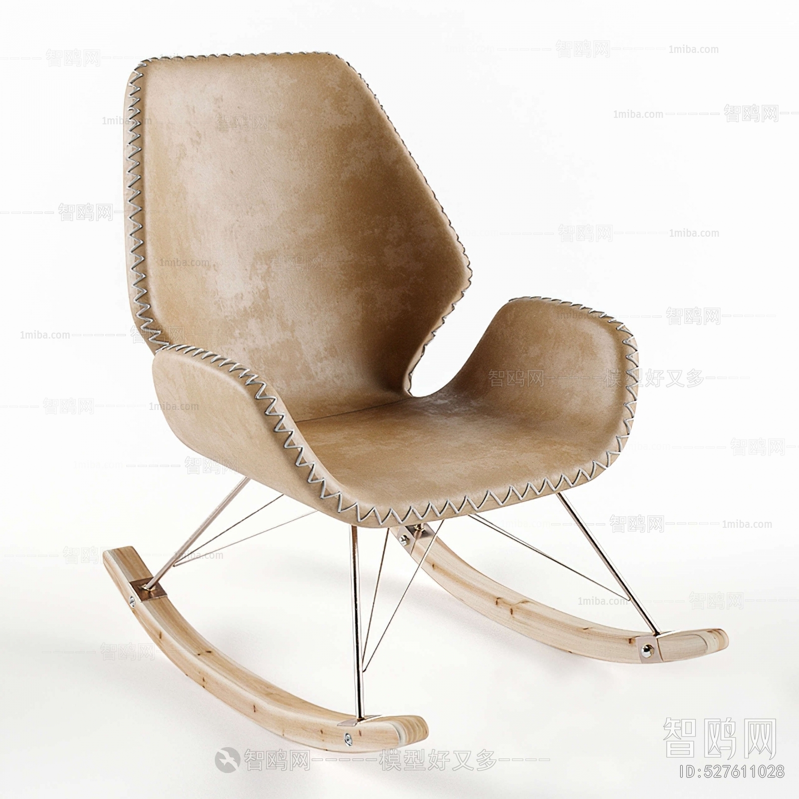 Wabi-sabi Style Rocking Chair