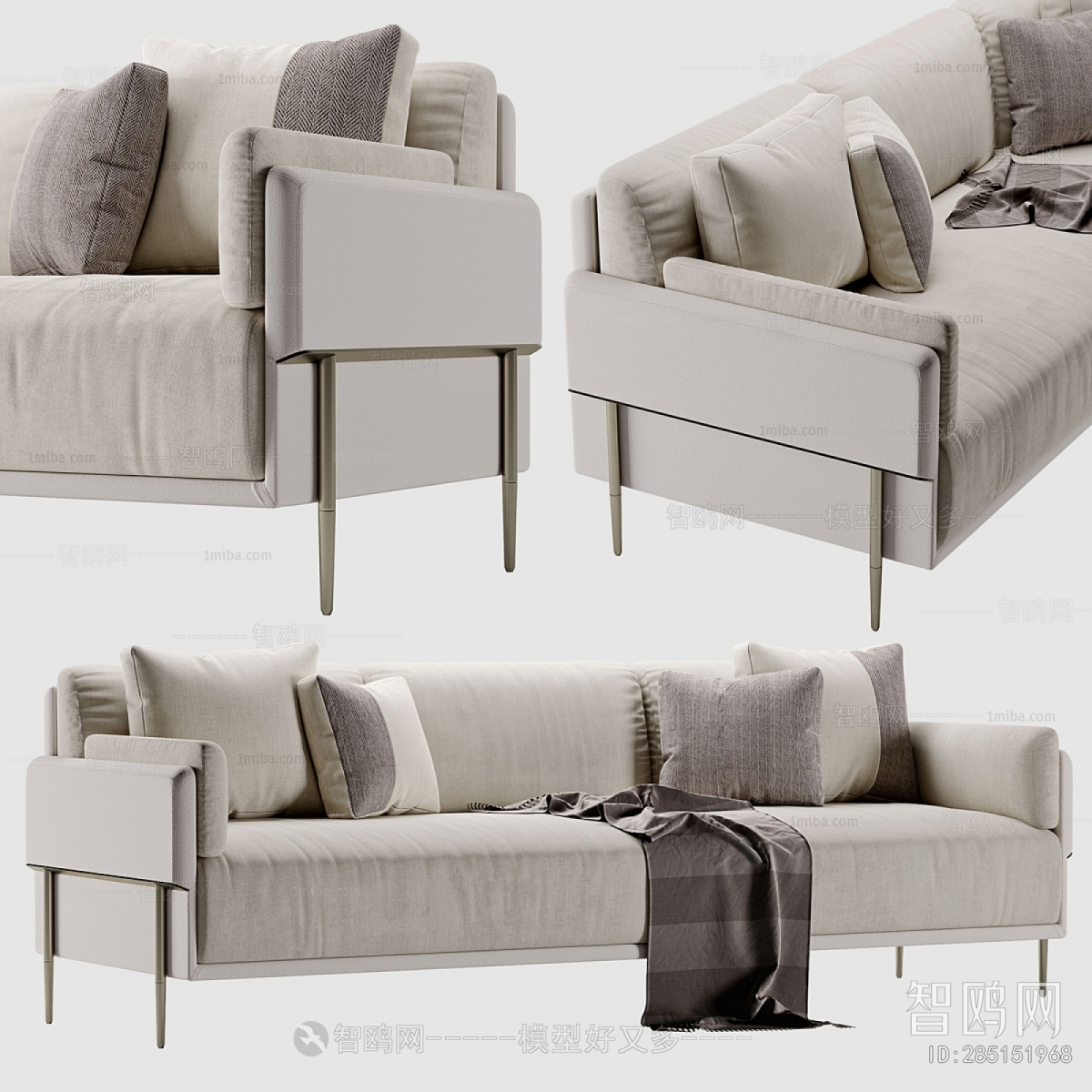 Modern Multi Person Sofa