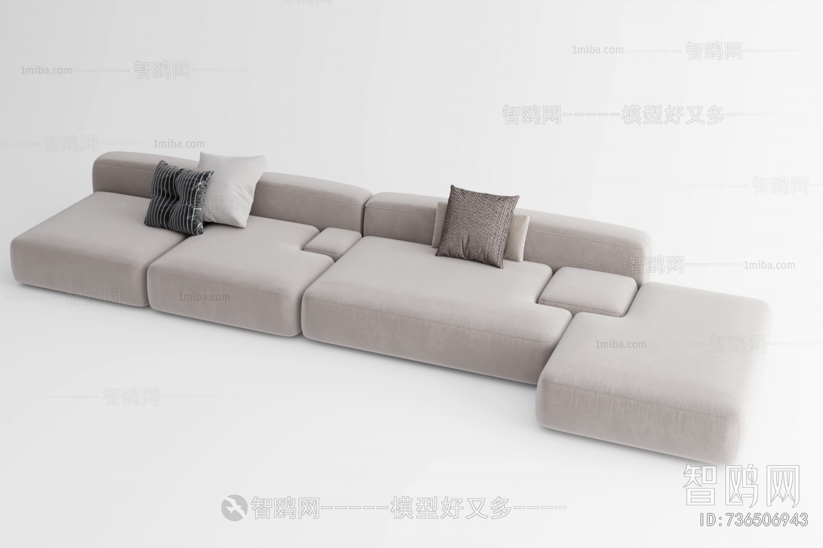 Modern Multi Person Sofa