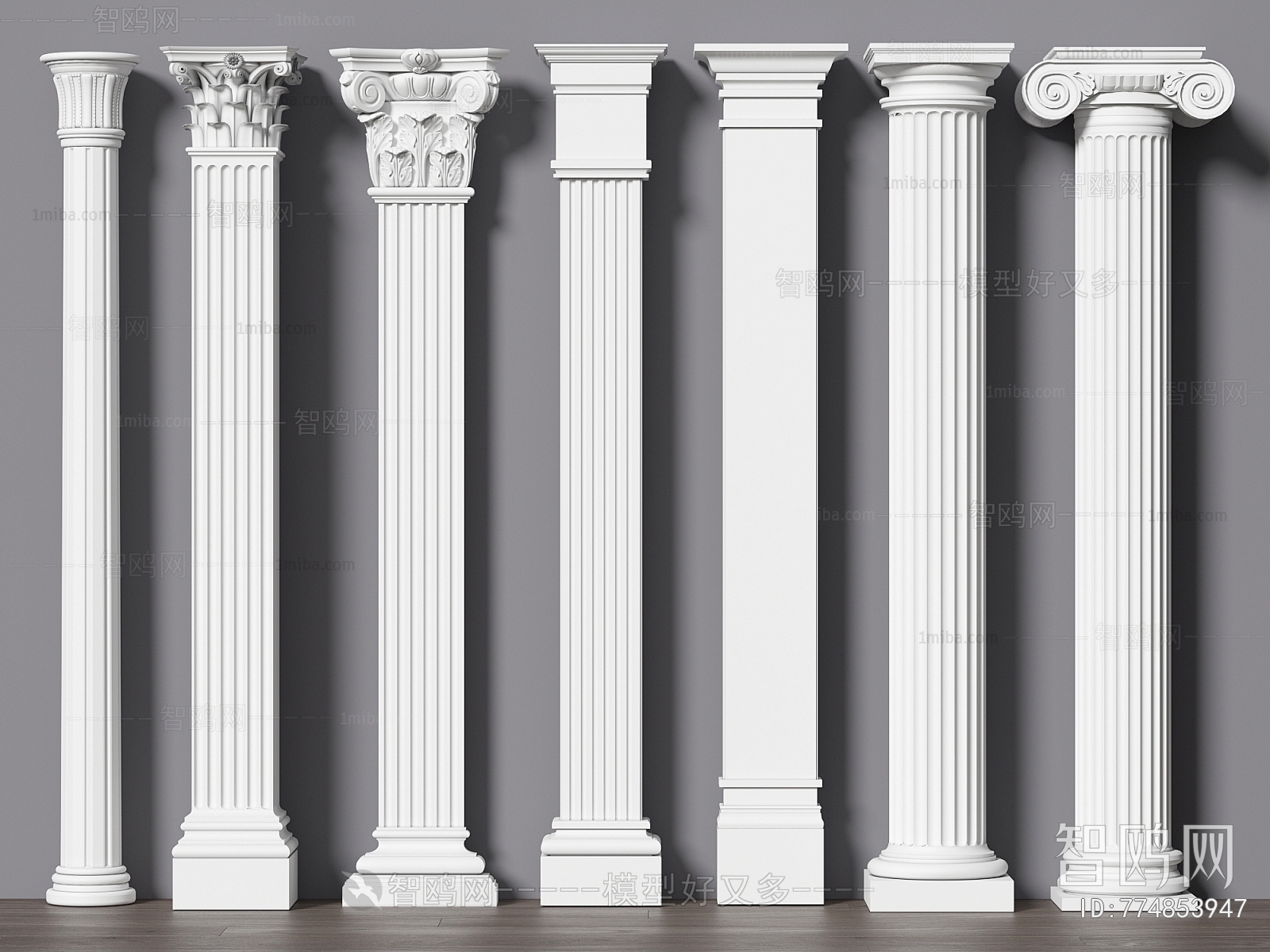 Simple European Style Column