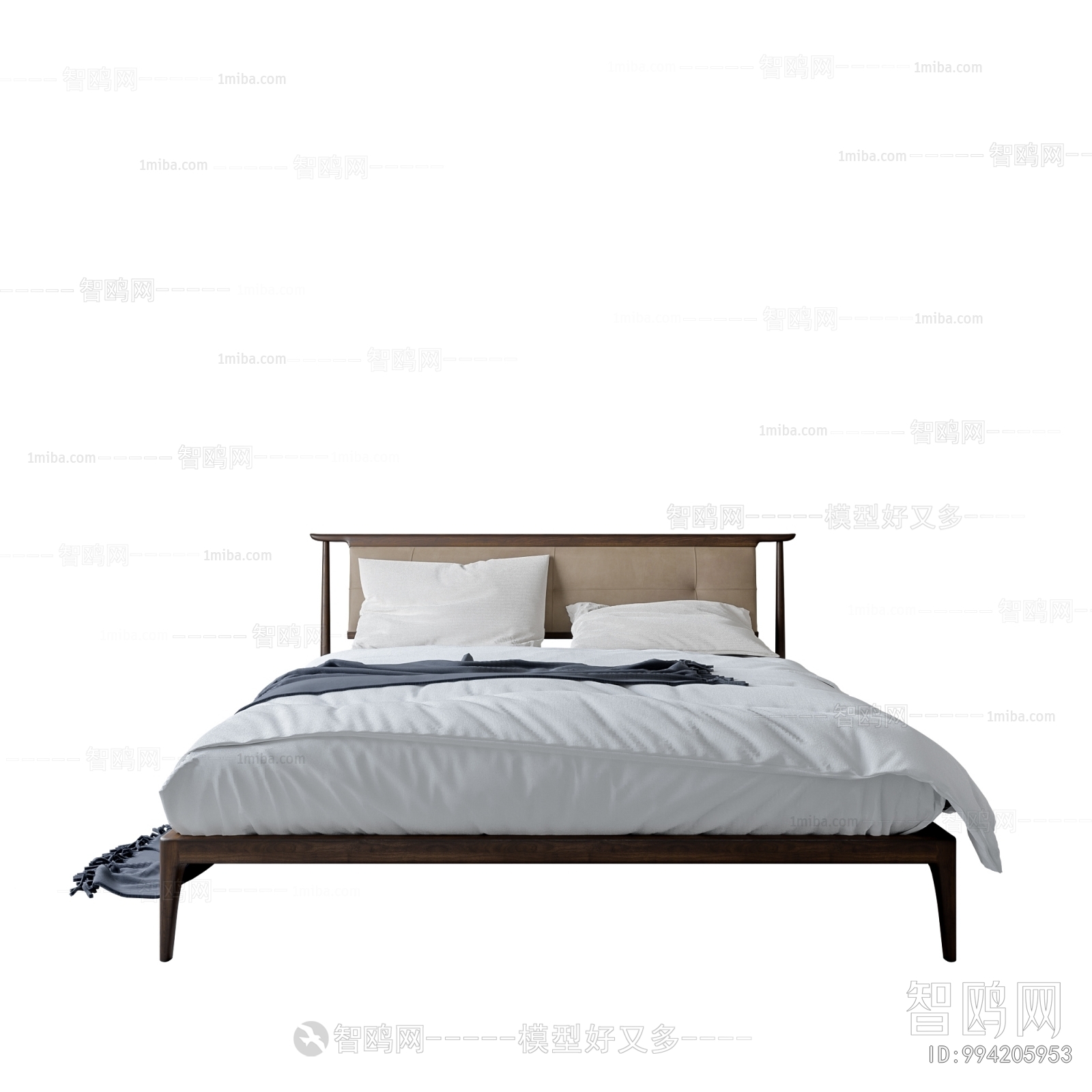 New Chinese Style Double Bed