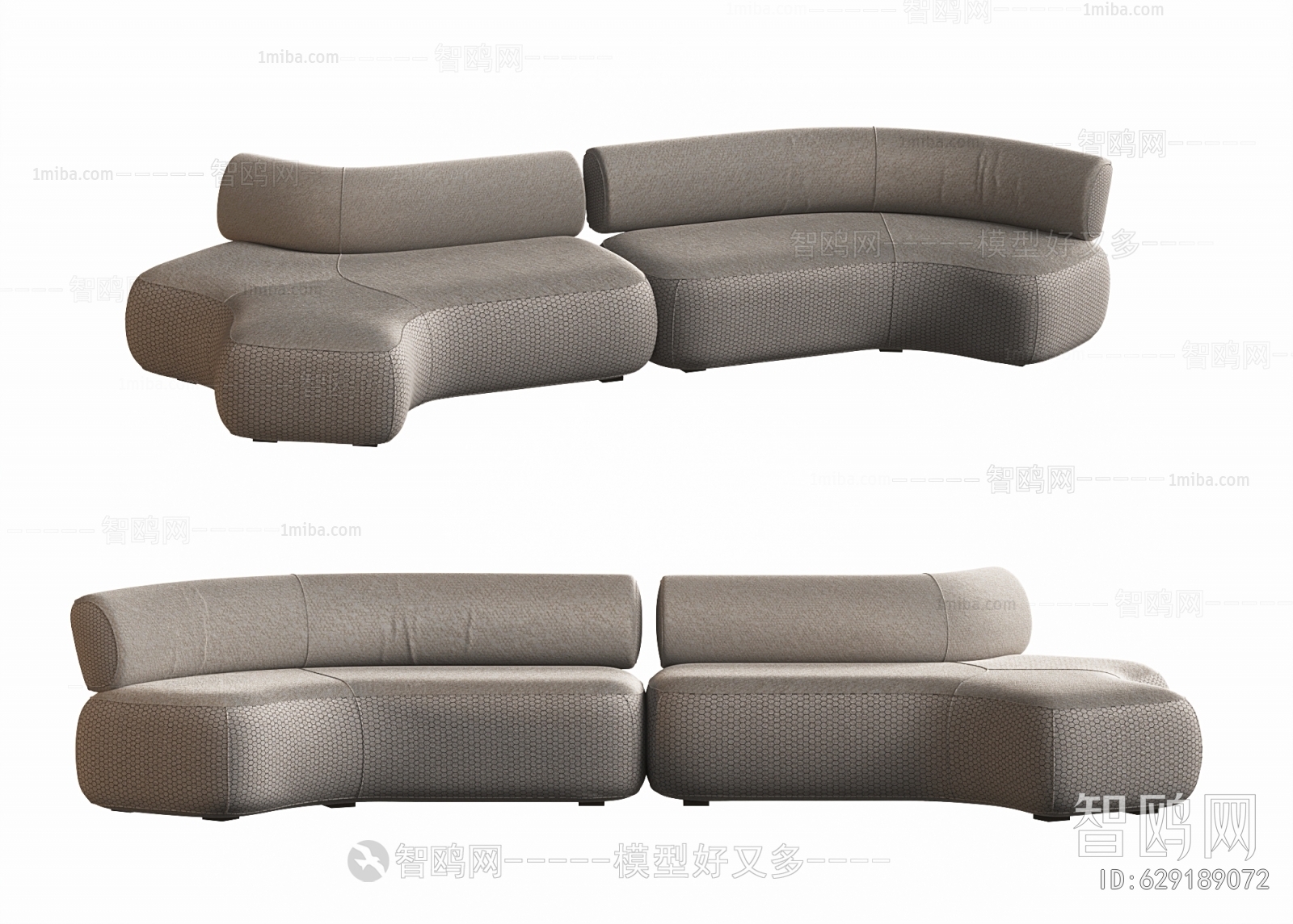 Modern Curved Sofa