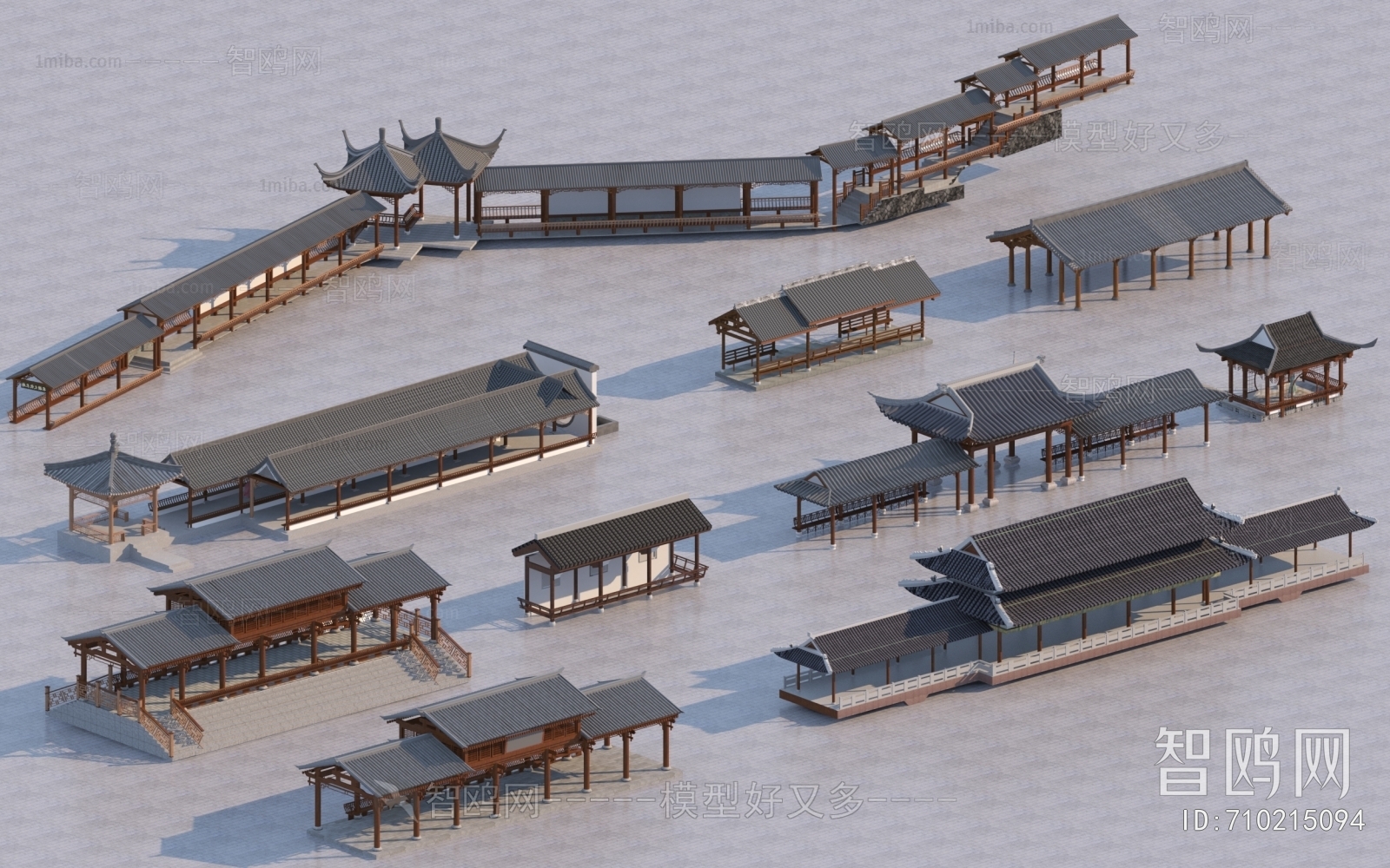 Chinese Style Building Component