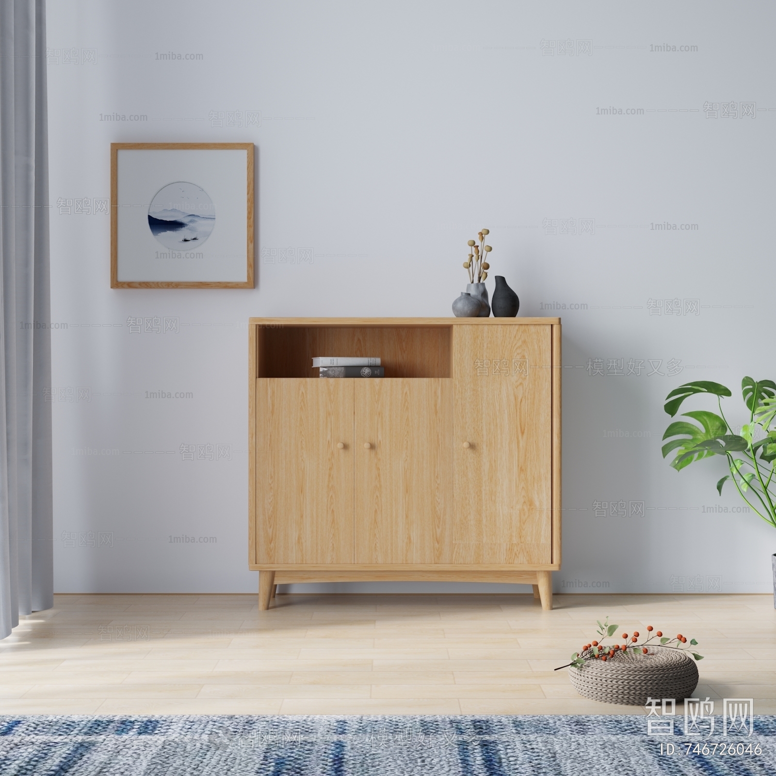 Nordic Style Side Cabinet