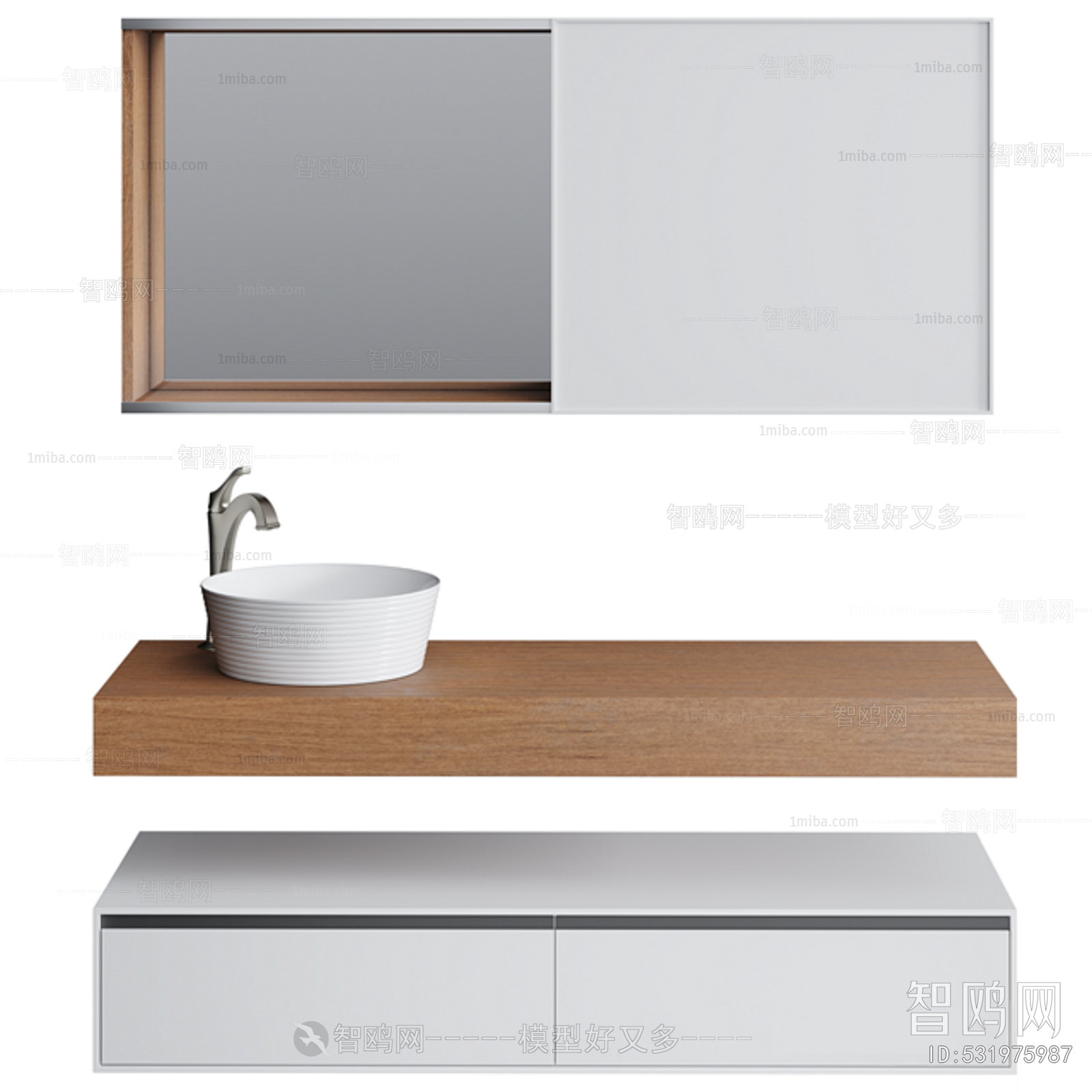 Modern Bathroom Cabinet Frame