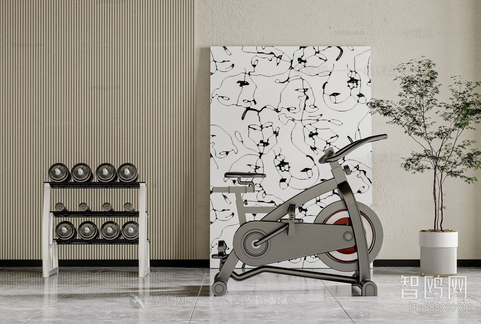 Modern Fitness Equipment