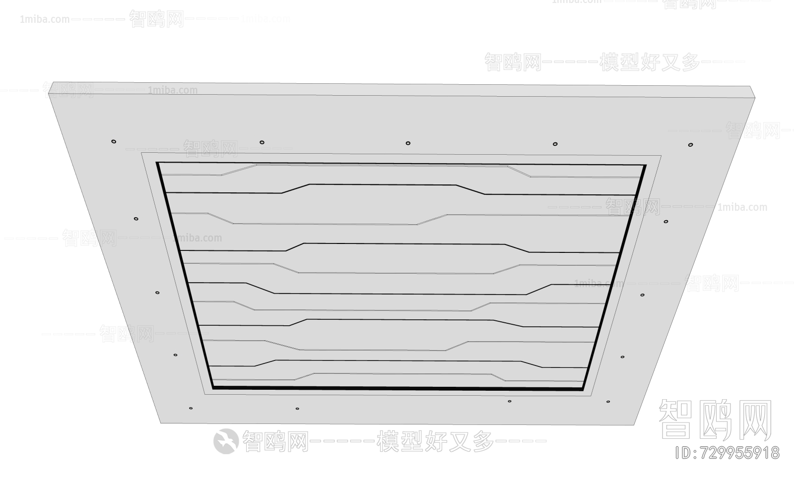 现代办公吊顶