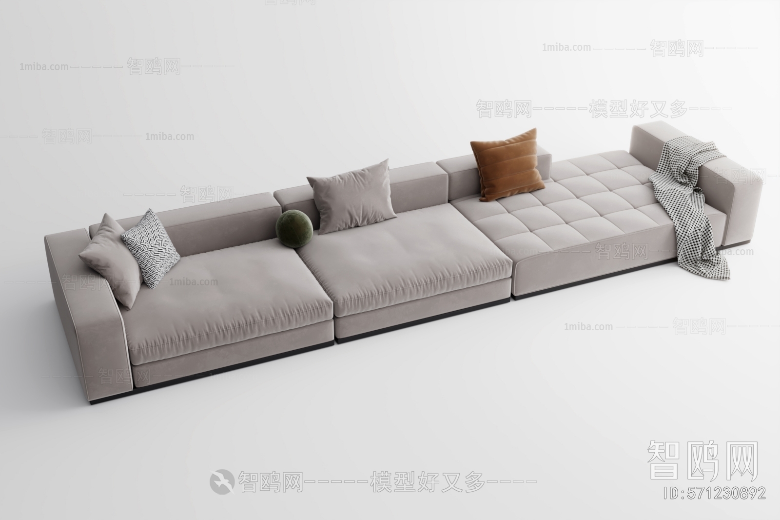 Modern Multi Person Sofa