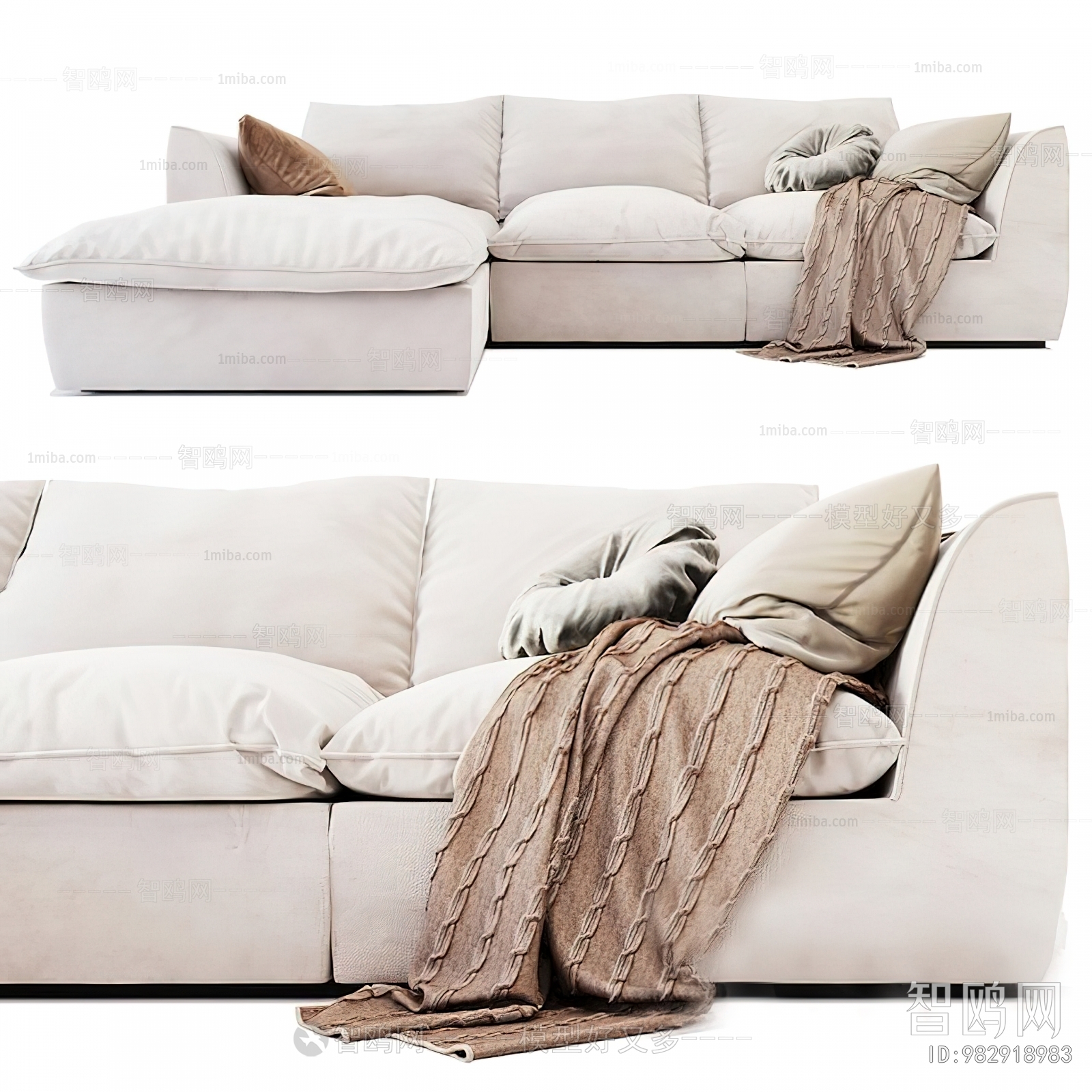 Modern Multi Person Sofa