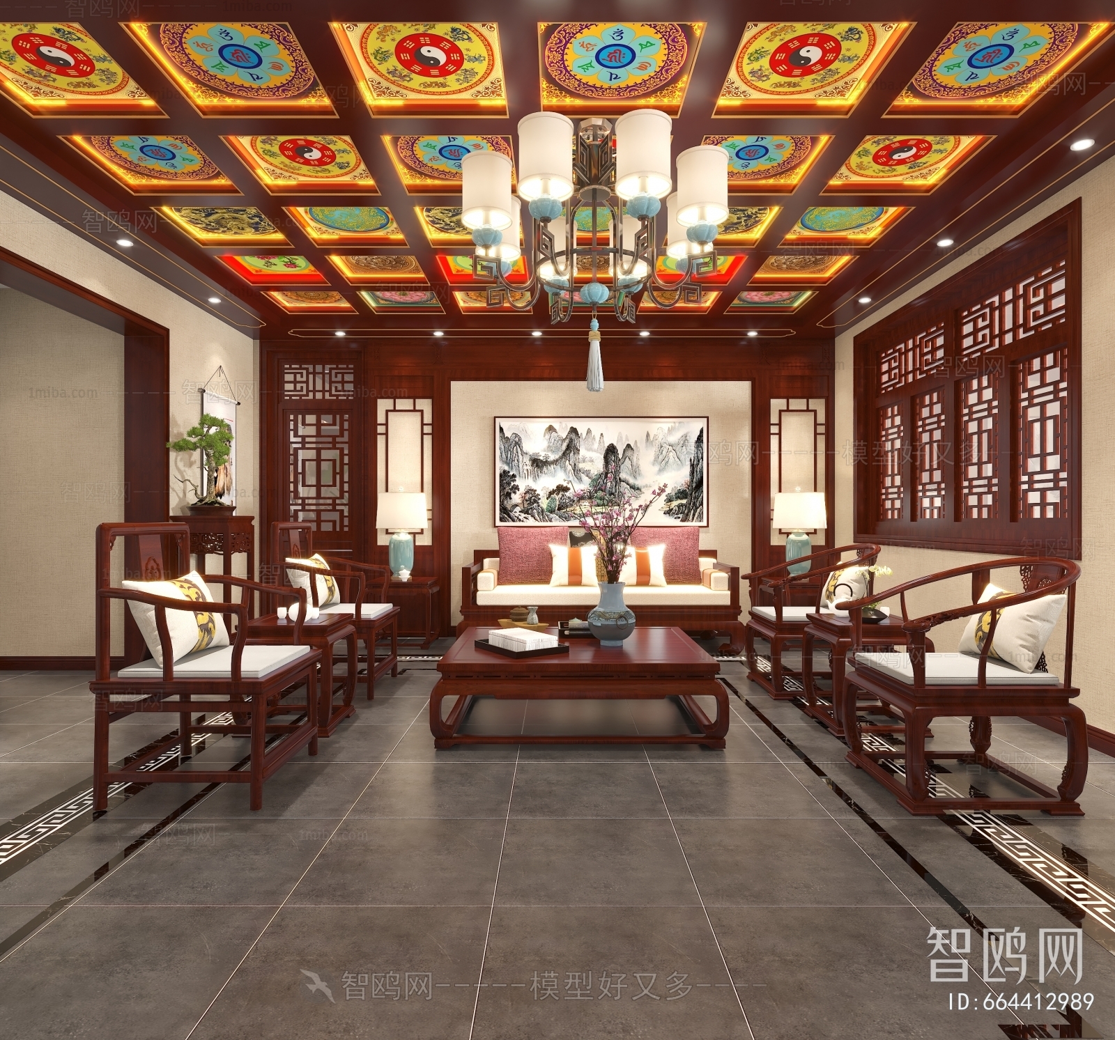 Chinese Style A Living Room