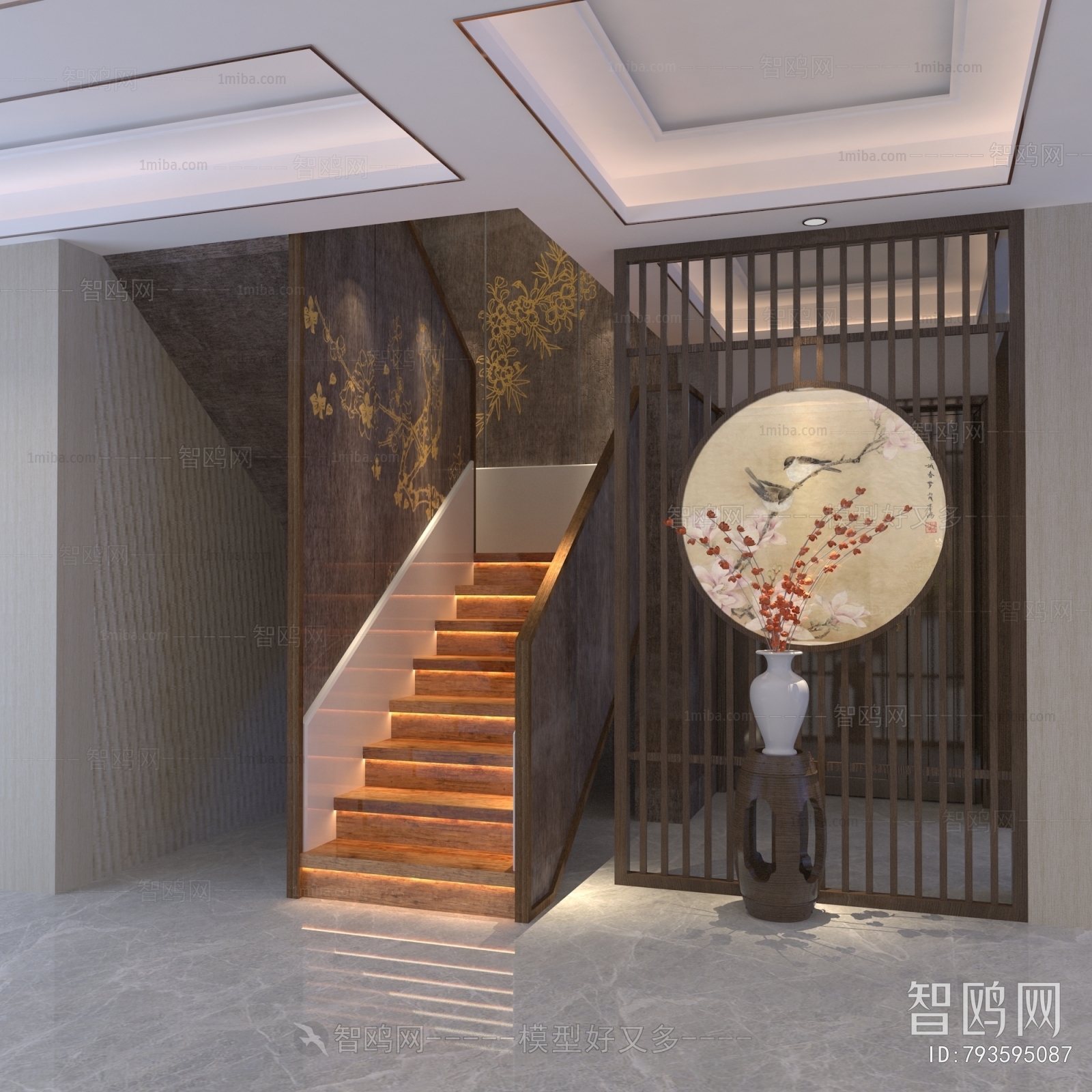 Chinese Style Stairwell