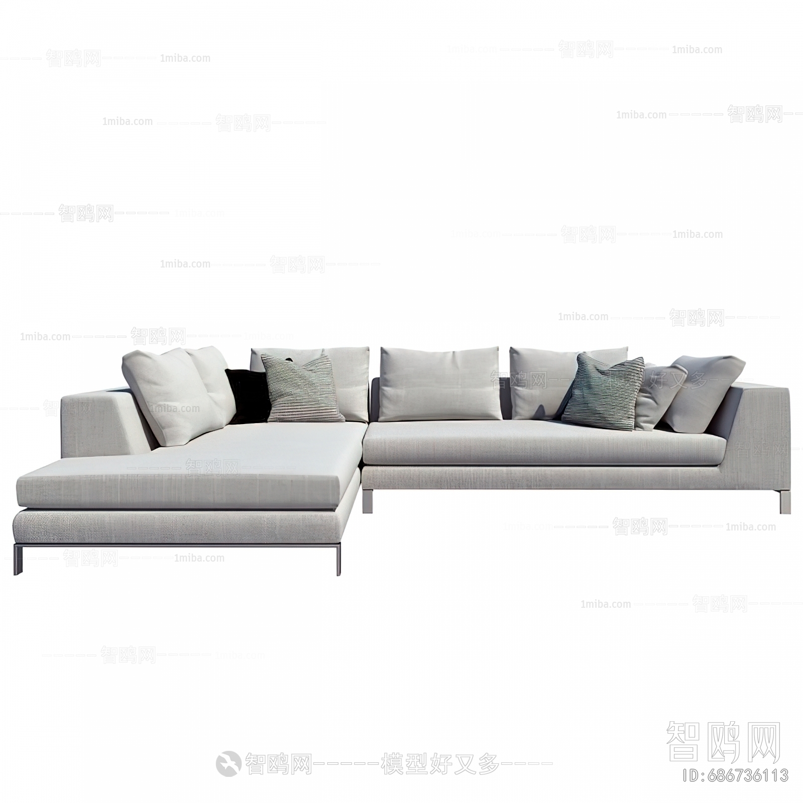 Modern Multi Person Sofa