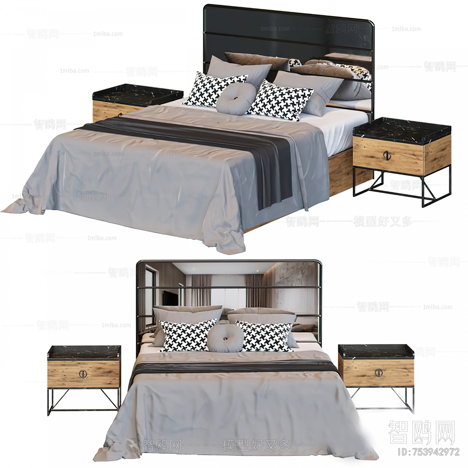 Modern Double Bed