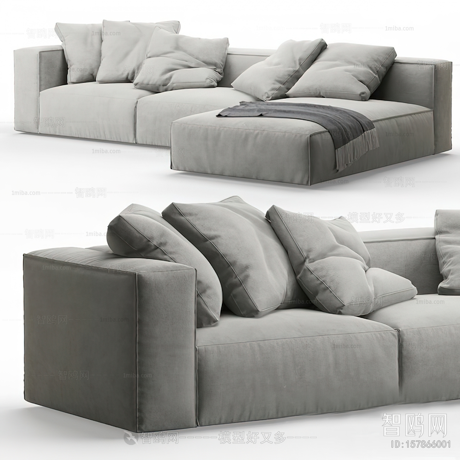 Modern Multi Person Sofa