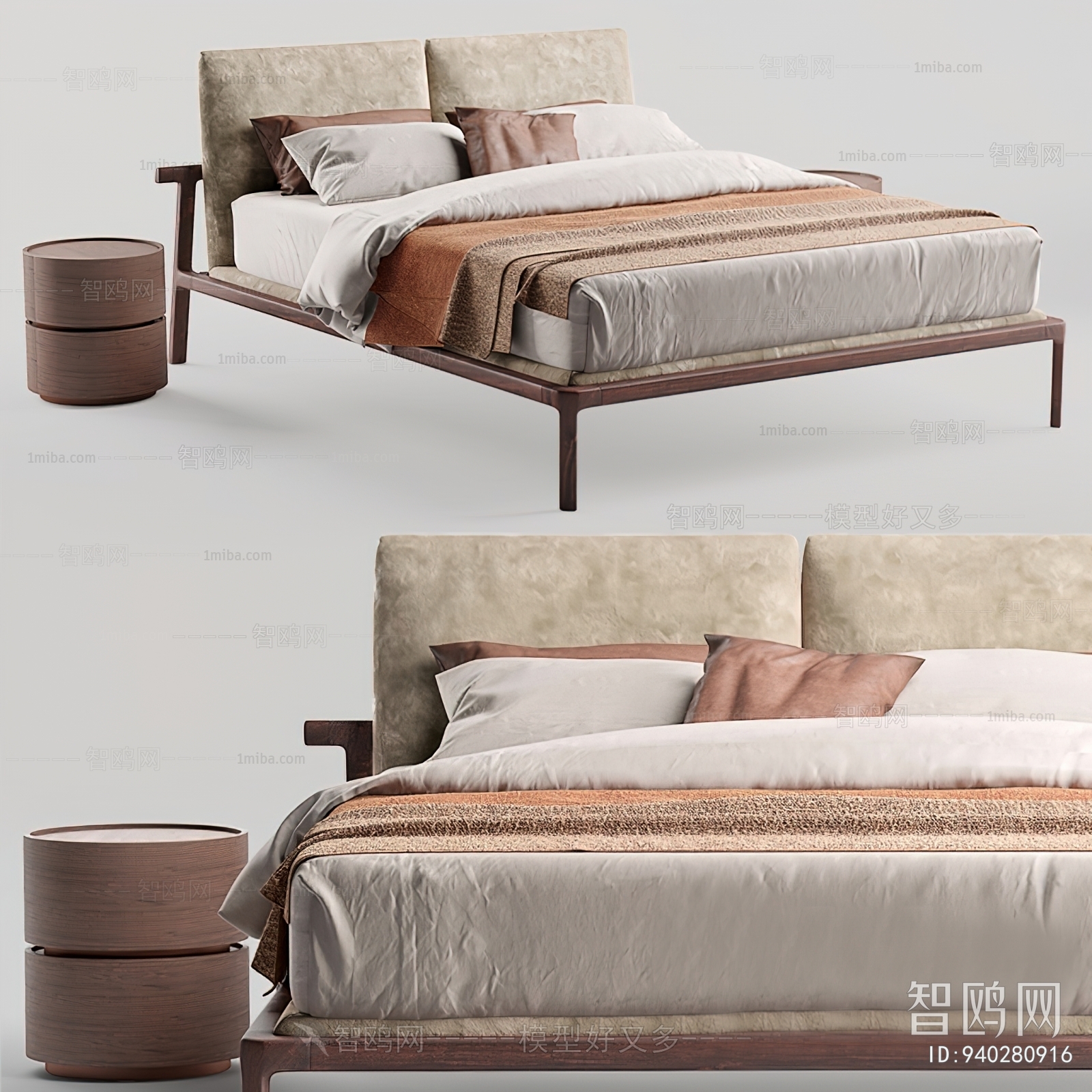 Modern Double Bed