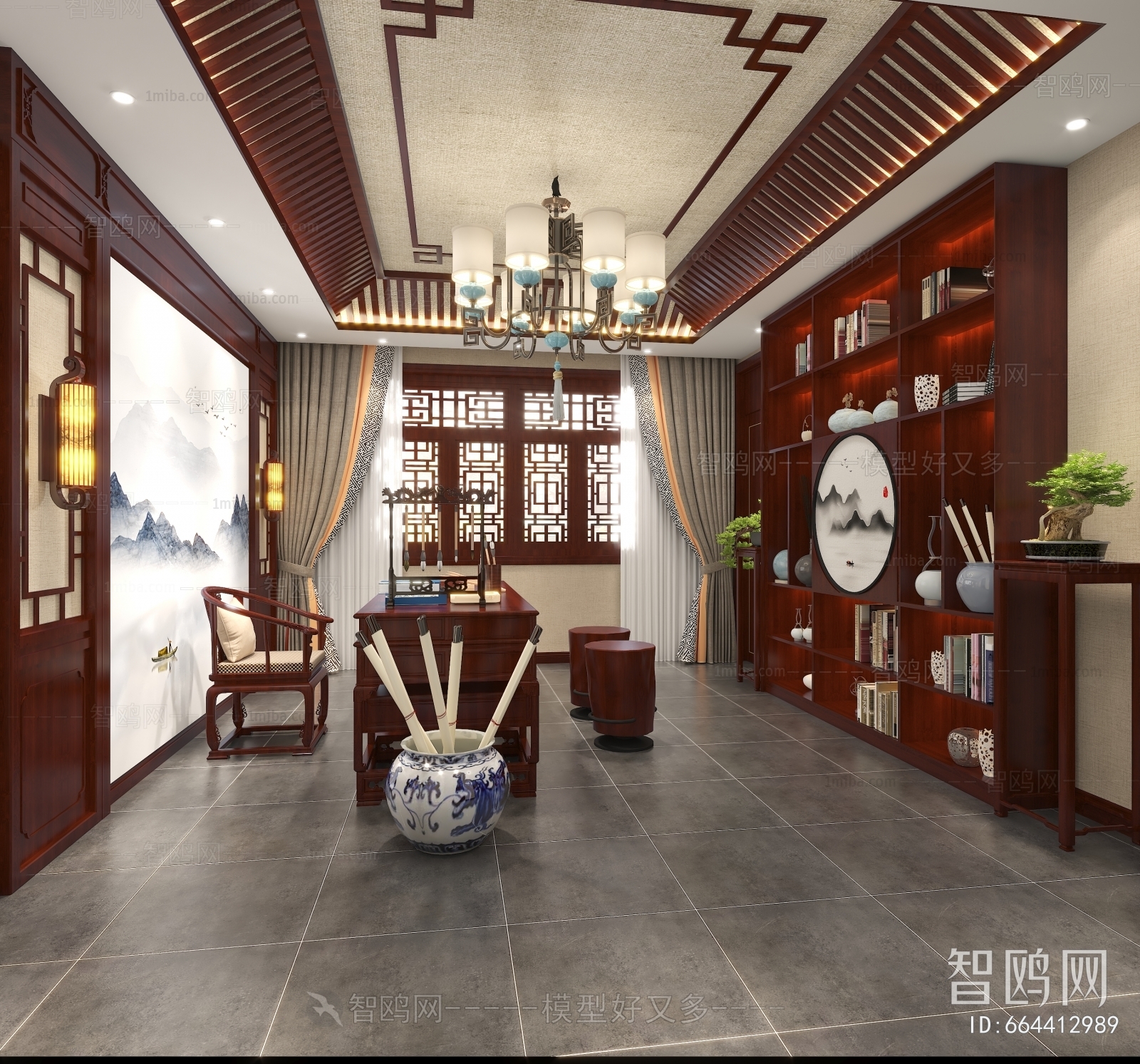 Chinese Style A Living Room