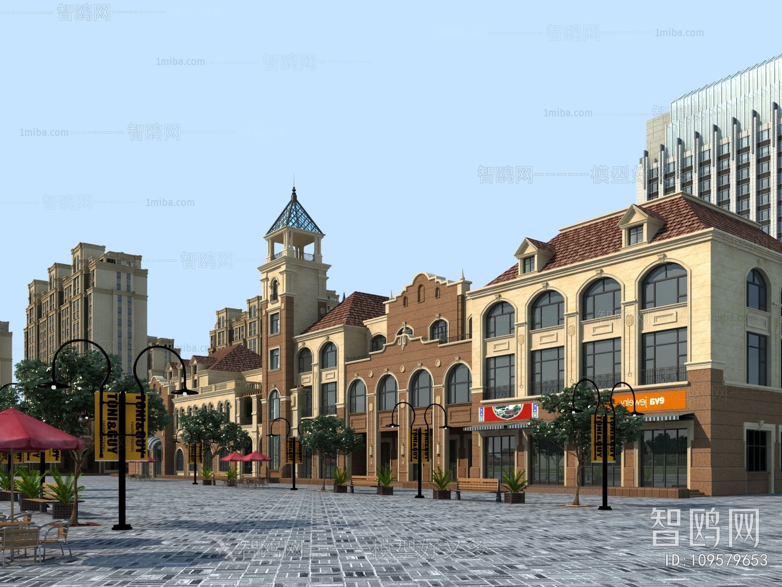 European Style Commercial Street