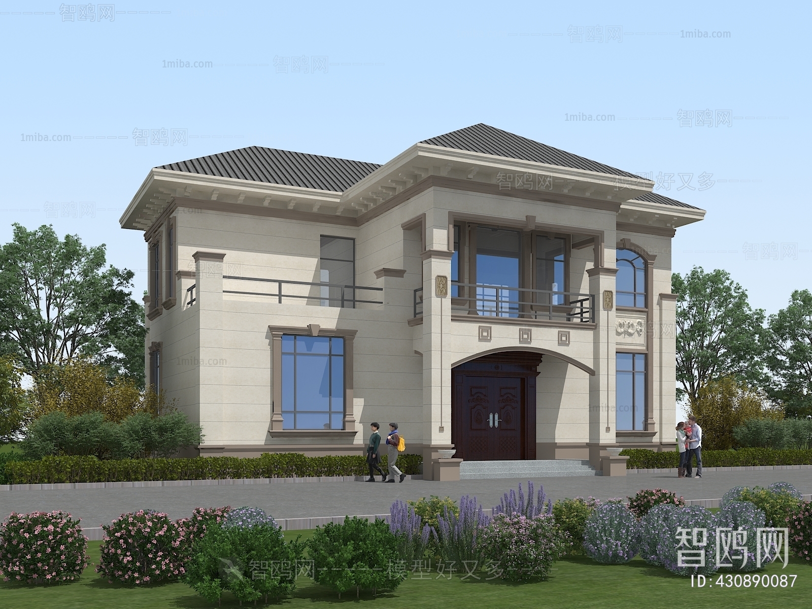 Simple European Style Villa Appearance