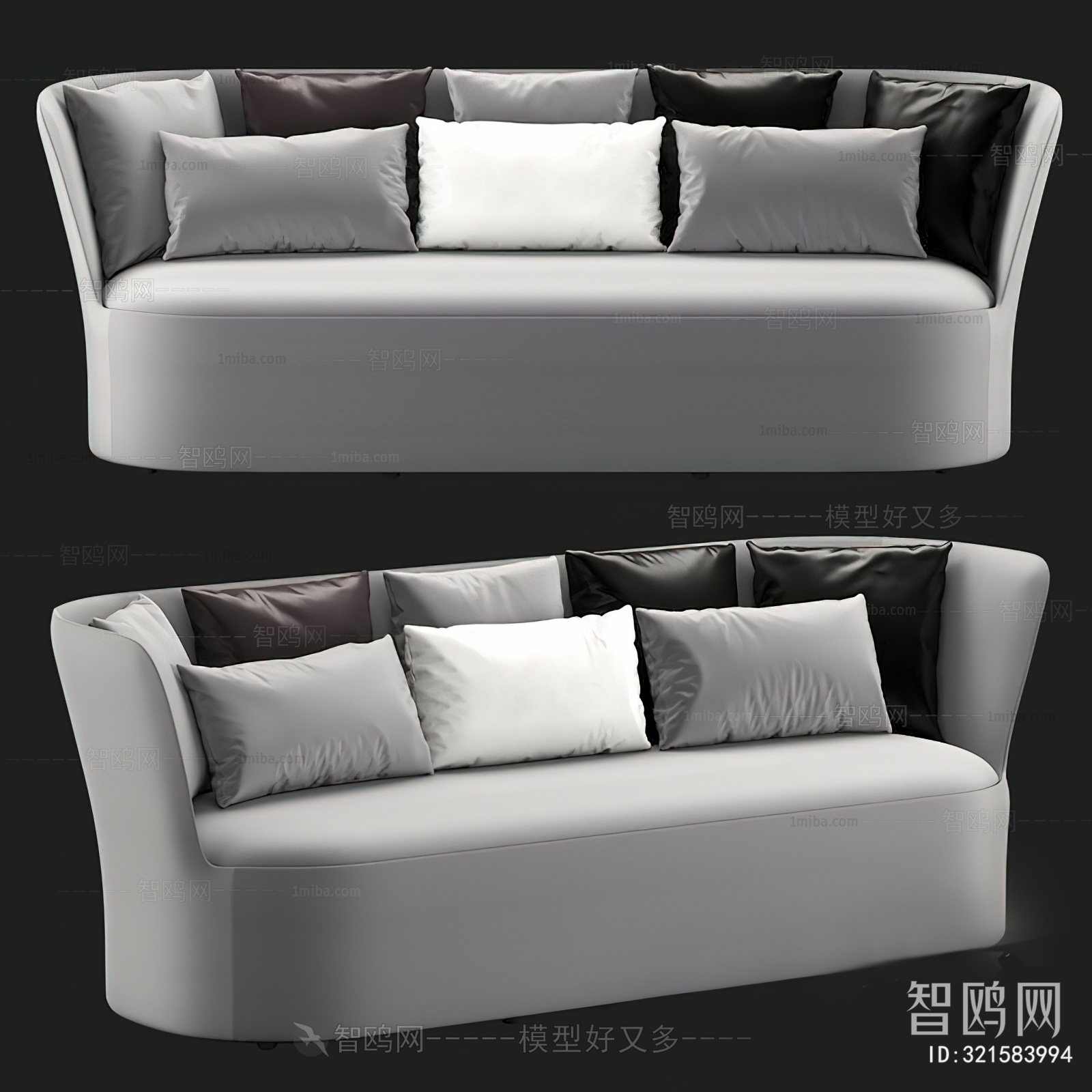 Modern Three-seat Sofa