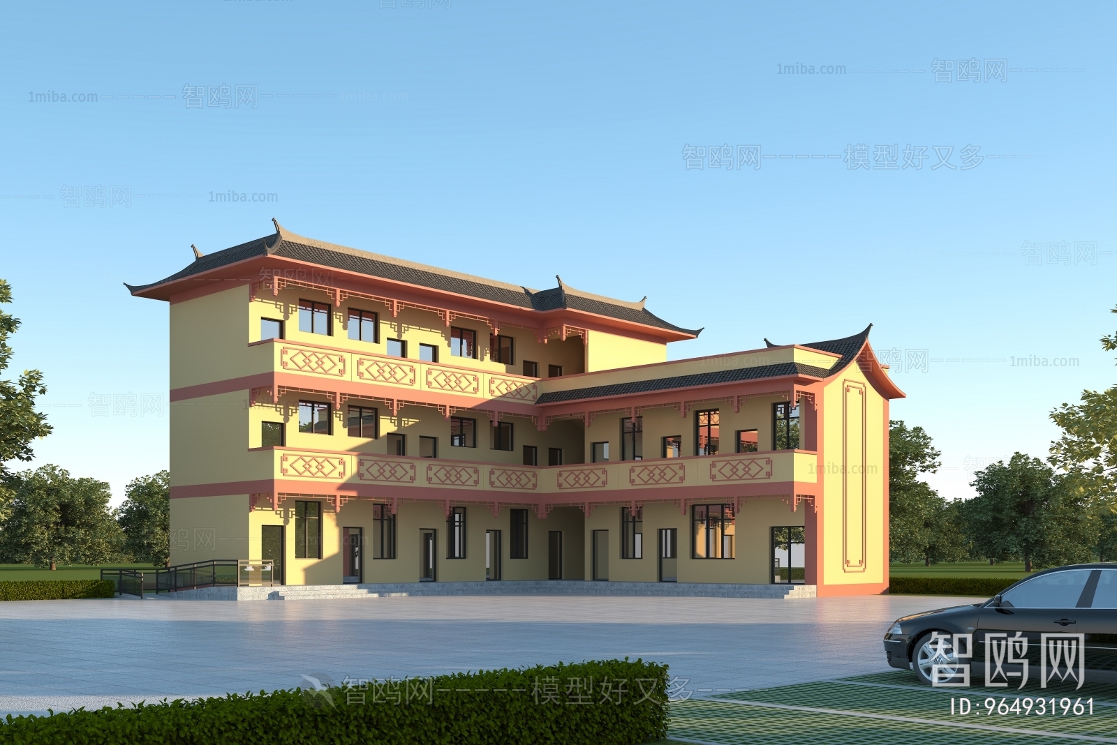 Chinese Style Building Appearance