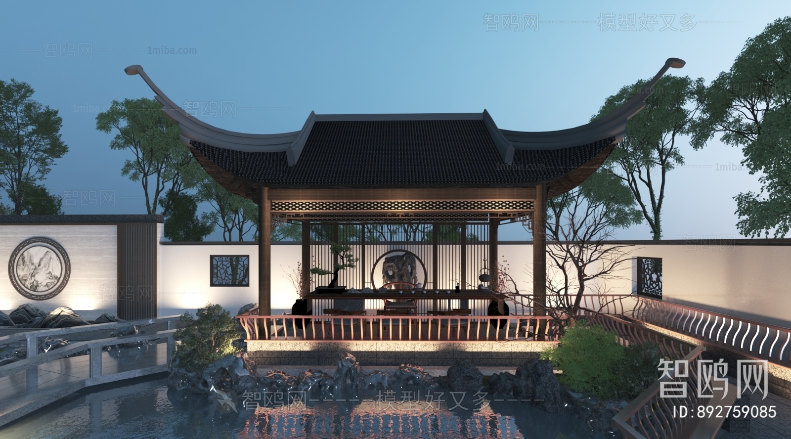 Chinese Style Garden Landscape