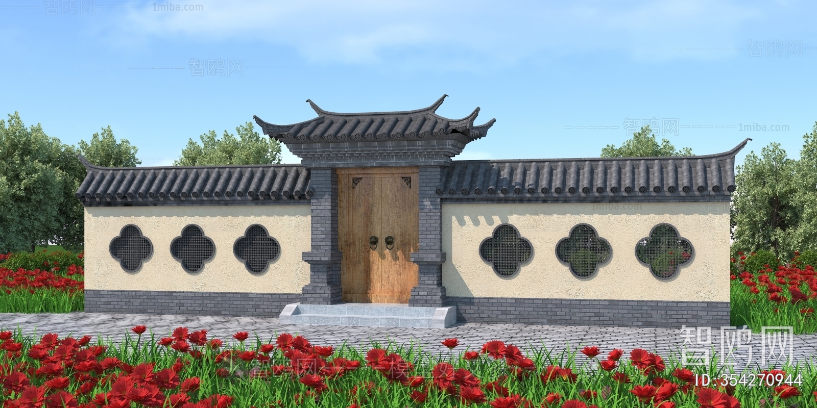 Chinese Style Landscape Wall