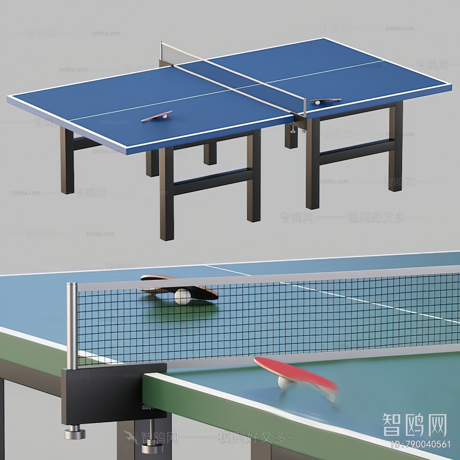 Modern Table-tennis Table