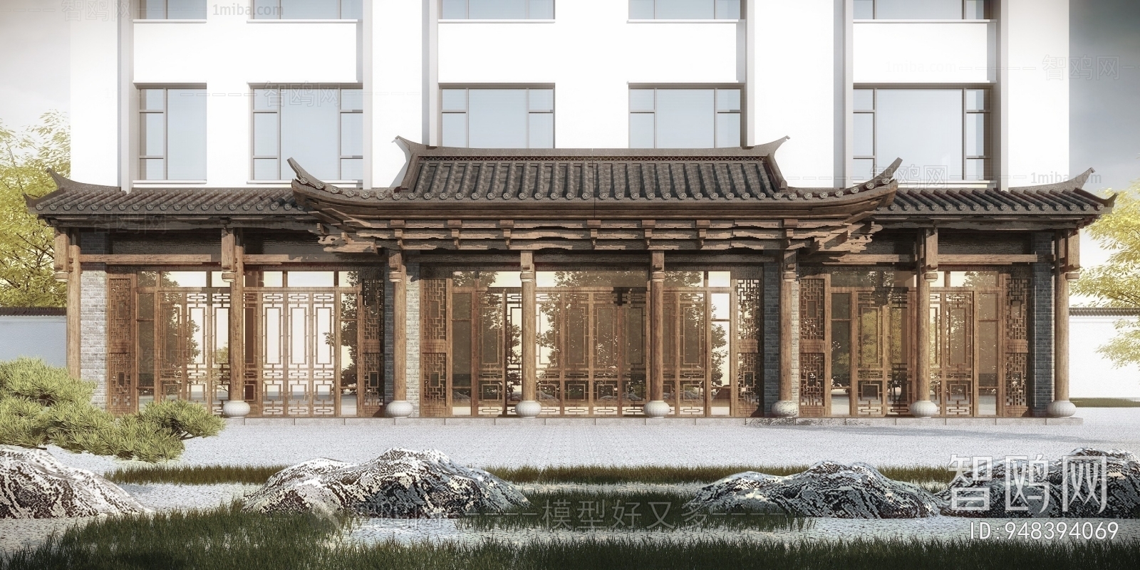 Chinese Style Facade Element