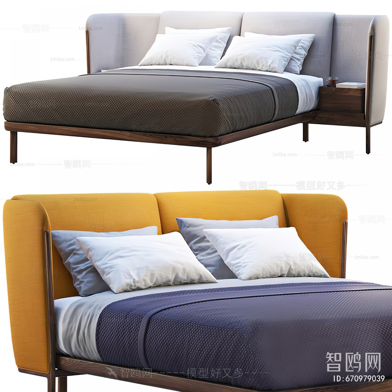 Modern Double Bed