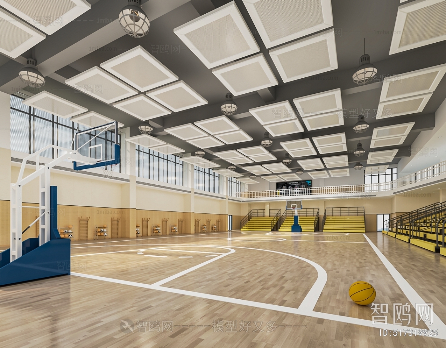 Modern Basketball Arena