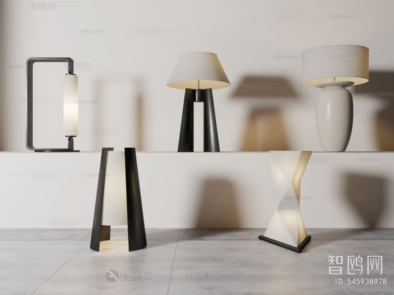 Wabi-sabi Style Table Lamp