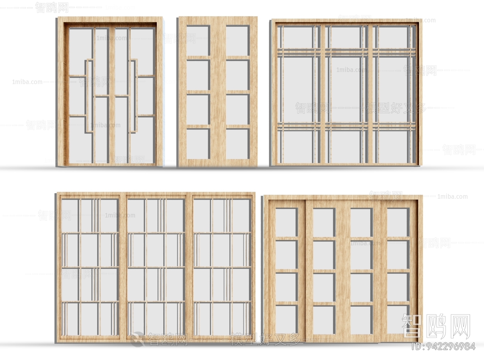 Japanese Style Glass Screen Partition