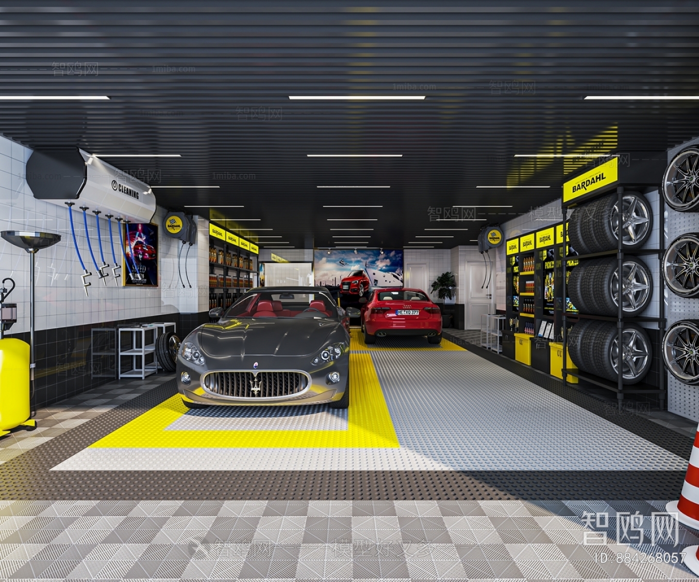 Modern Automobile Repair Shop