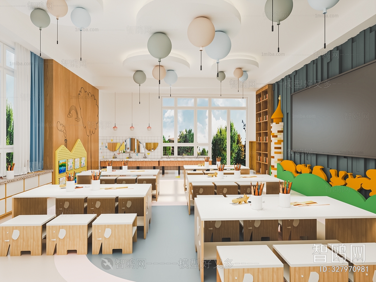 Modern Kindergarten Classrooms