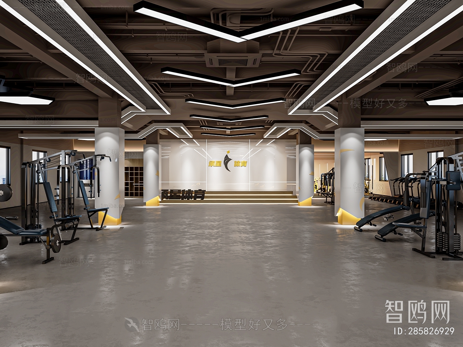 Industrial Style Gym