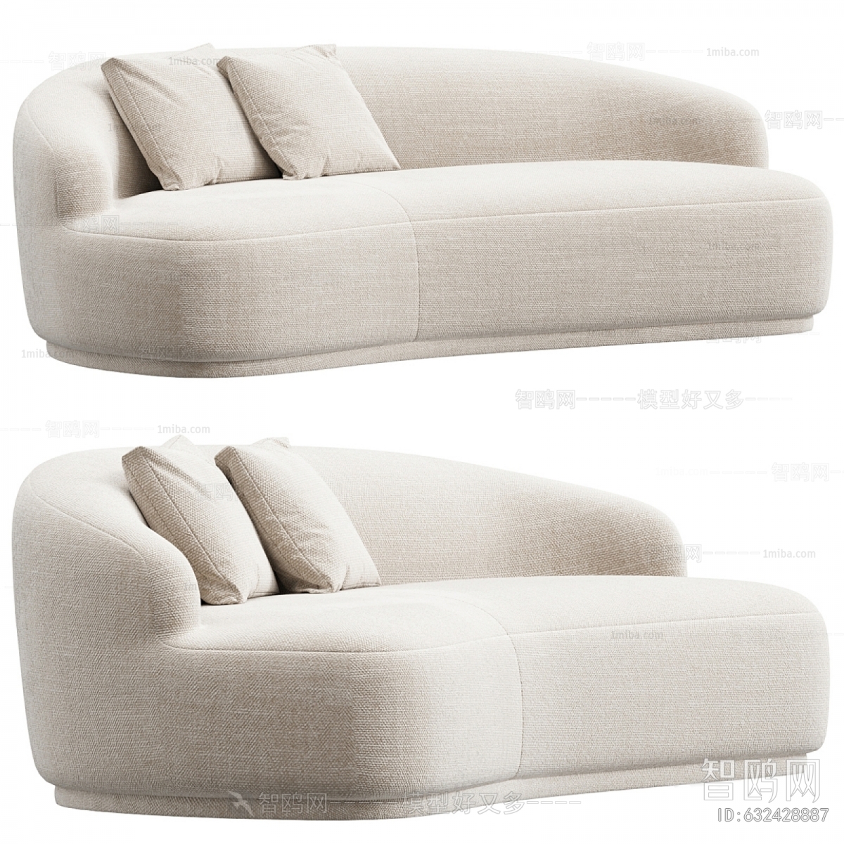 Modern Curved Sofa